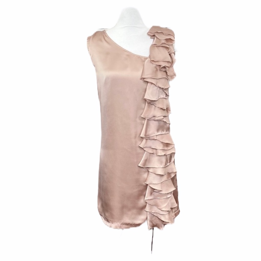 GO International Blush Pink Ruffled Mini Dress